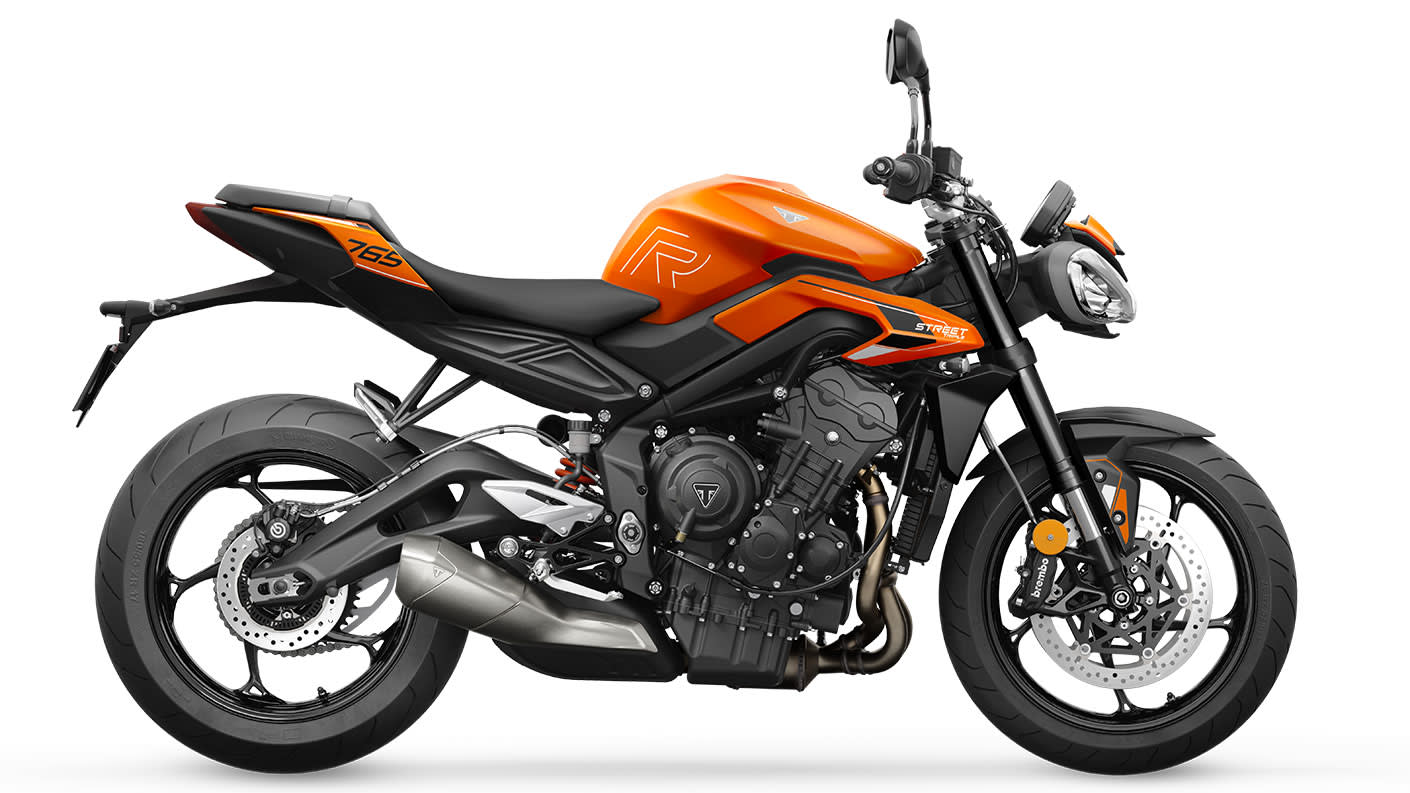 Street triple motorcycle store